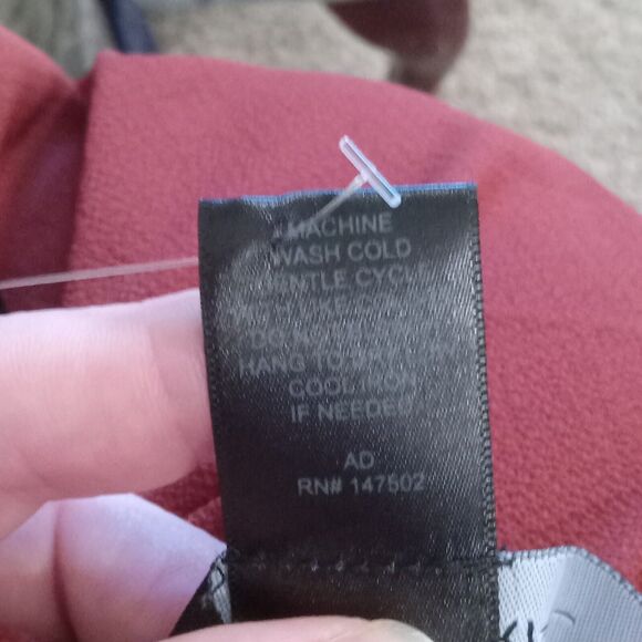 Ashley Stewart Dress NWT Size 14/16 Rusty Brown Split Knee Length - Picture 9 of 9